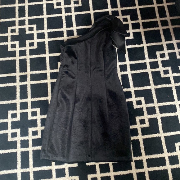 Aqua velvet black dress - Picture 2 of 2